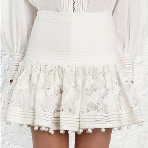 Zimmermann Corsage Mini Skirt